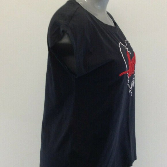 Tommy Hillfiger Women's Medium LOVE Short Sleeve - Picture 3 of 7